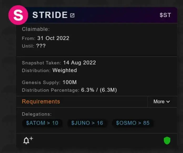 Давайте розглянемо Stride як приклад.