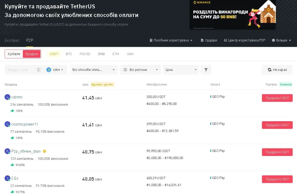 Як вивести гроші з Binance на карту