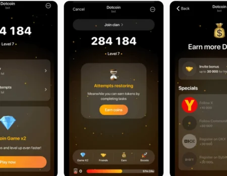 dotcoin bot - гра в телеграм
