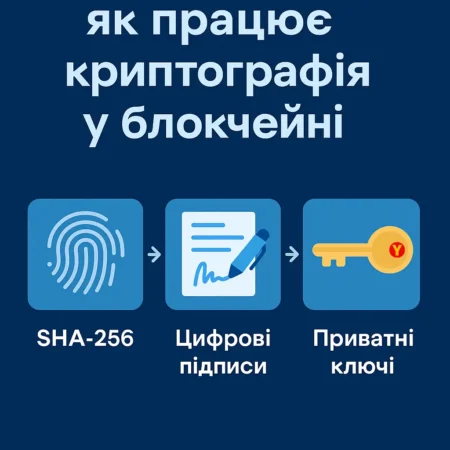 Як працює криптографія у блокчейні: SHA-256, ECDSA та цифровий захист